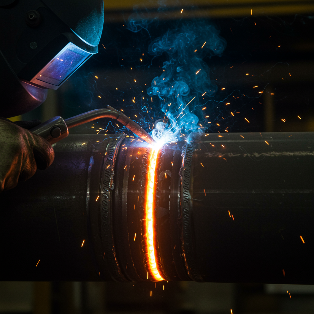 Fallnaht-Elektrodenschweißen